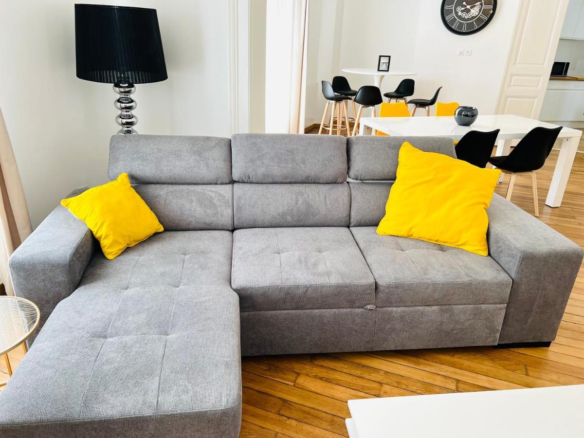 Chic Appartement Type 4 / Parking Prive Reims Exterior photo